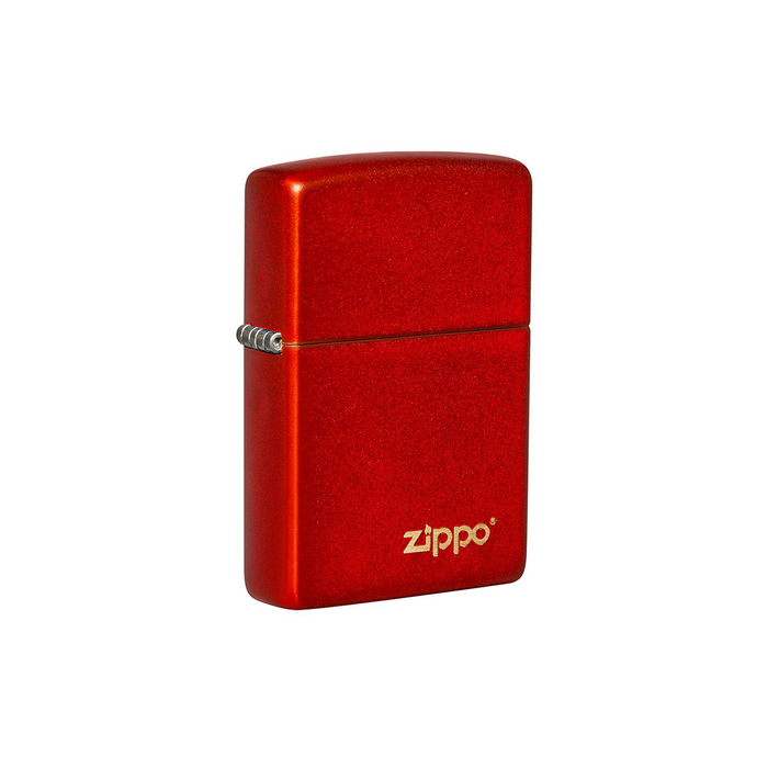 Zippo 49475ZL Metallic Red Matte Zippo Logo