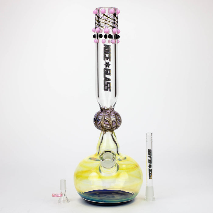 NG | 17 inch Dotted and Fumed Round Base Beaker [S396]