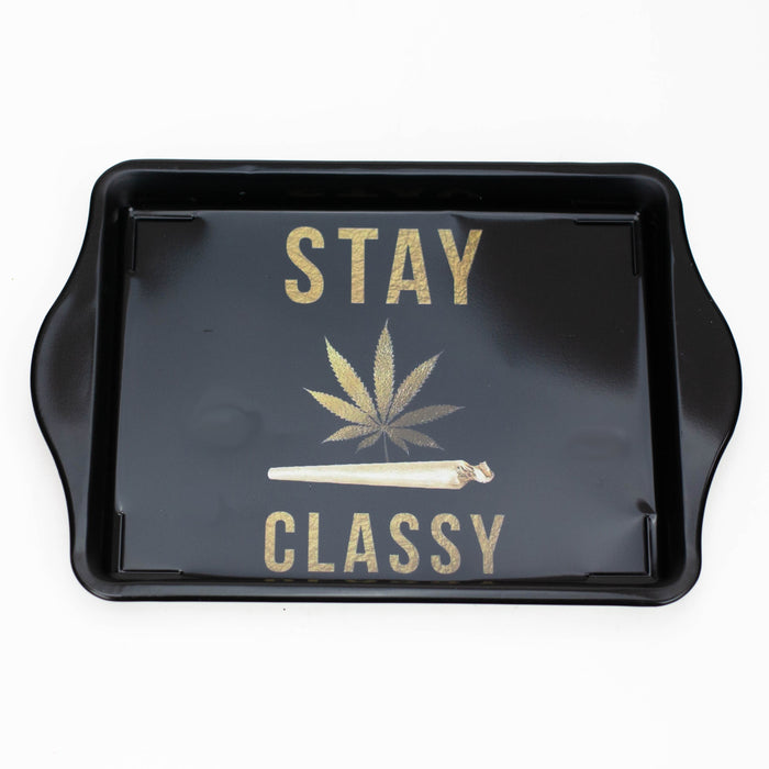 SMALL METAL ROLLING TRAY HD