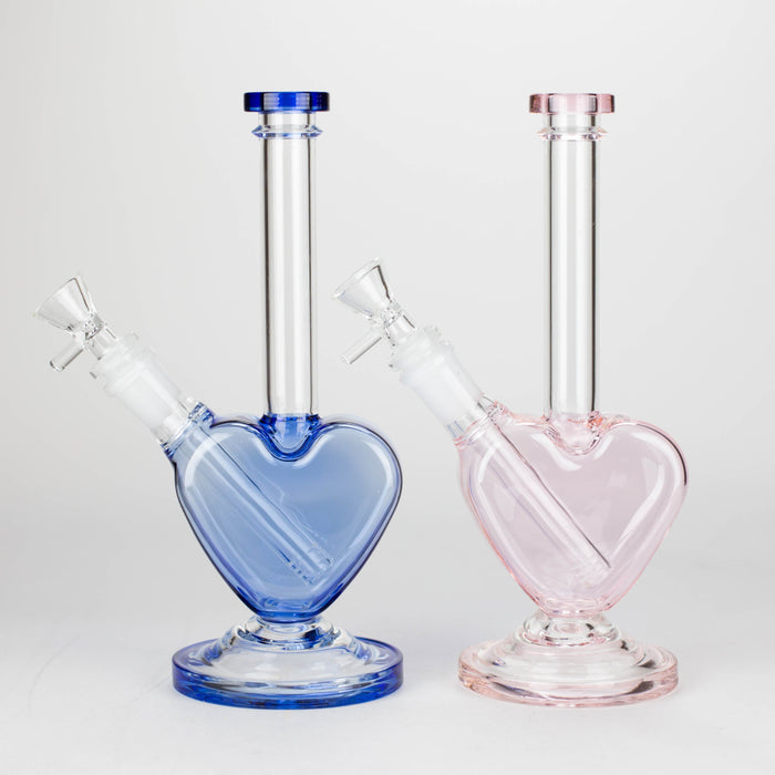 10" Glass Heart Bong - Valentia's day limit Edition