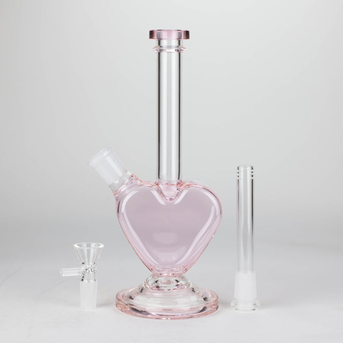 10" Glass Heart Bong - Valentia's day limit Edition