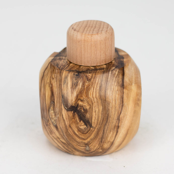 VOW | Olive Wood Apple Dugout/Smoker's Gift 1