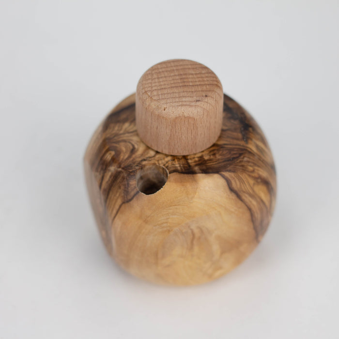 VOW | Olive Wood Apple Dugout/Smoker's Gift 1