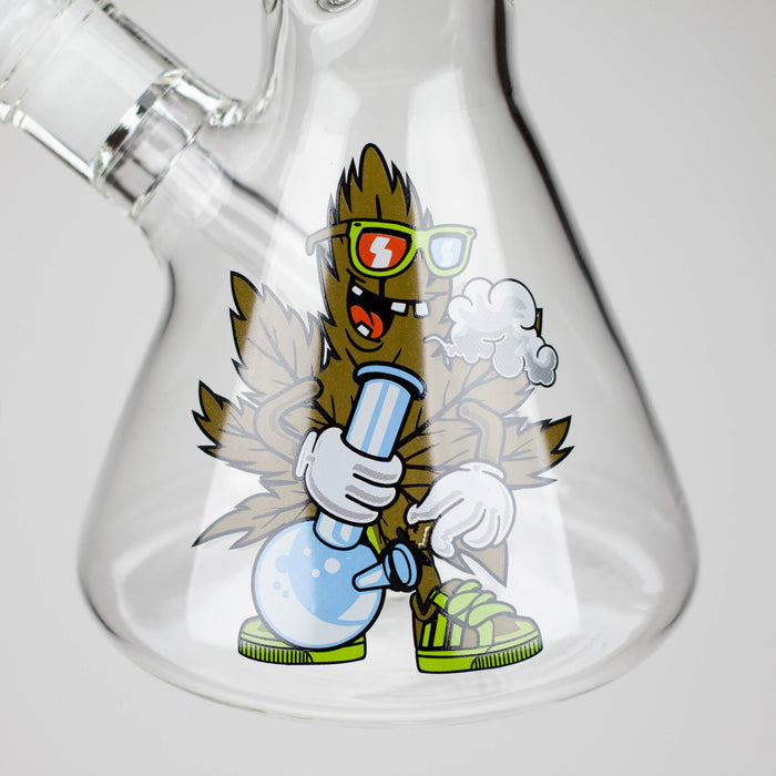 diamond | 14" Crypto Beaker Glass water Bong