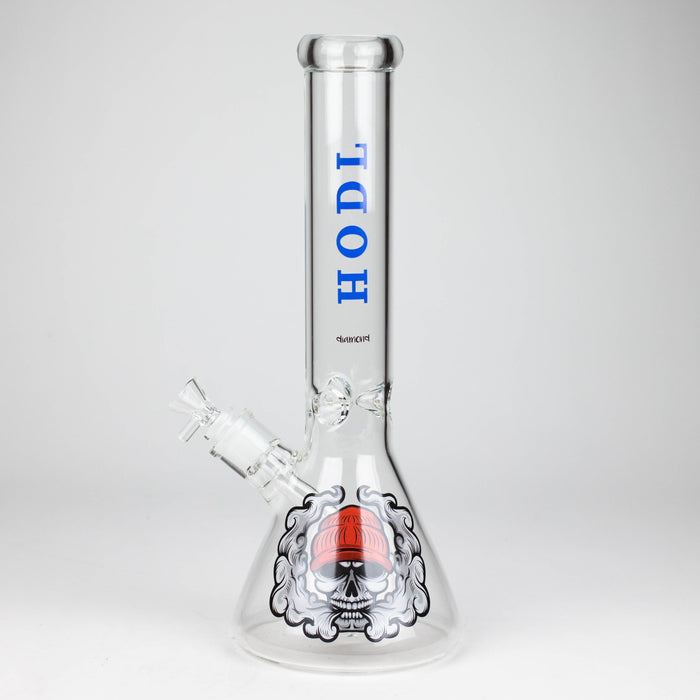 diamond | 14" Crypto Beaker Glass water Bong