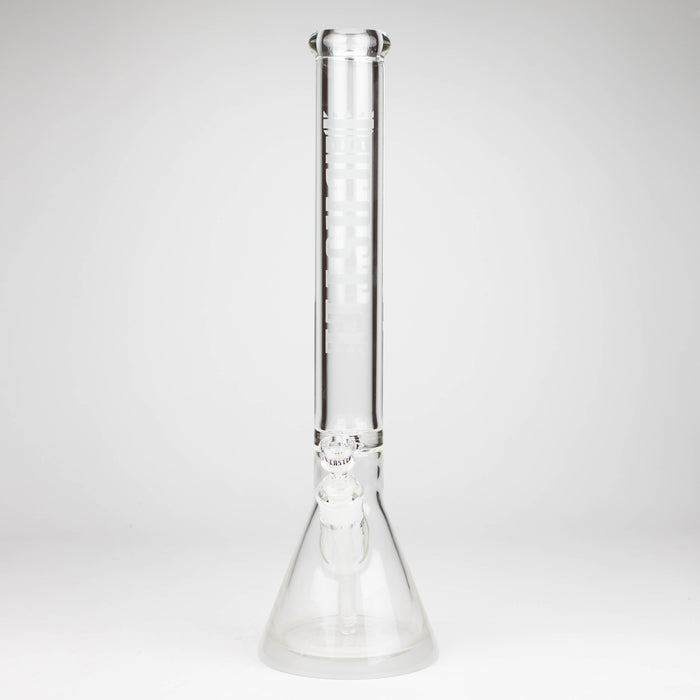 Castle Glassworks | 18" Etched Logo Beaker Bong [CE-101]