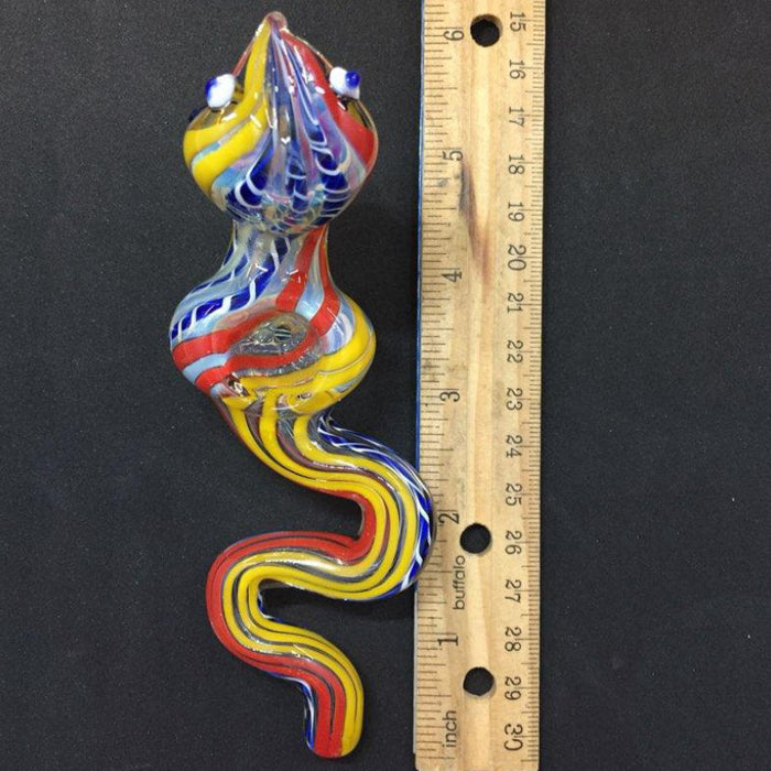 6" Snake Insideout Pipe [PIP979]