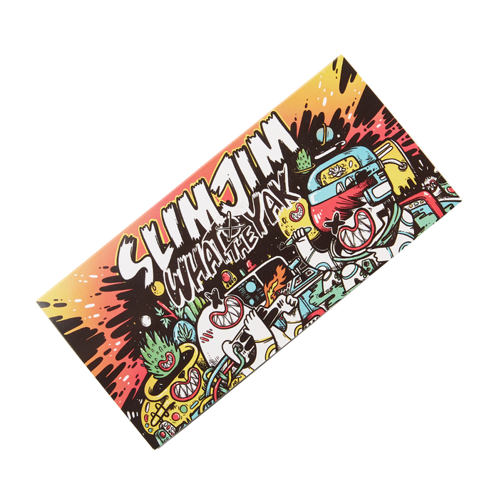 Slimjim X What The Yak - Rolling Paper + Tips & Grinder + Tray Pack (Box of 16)