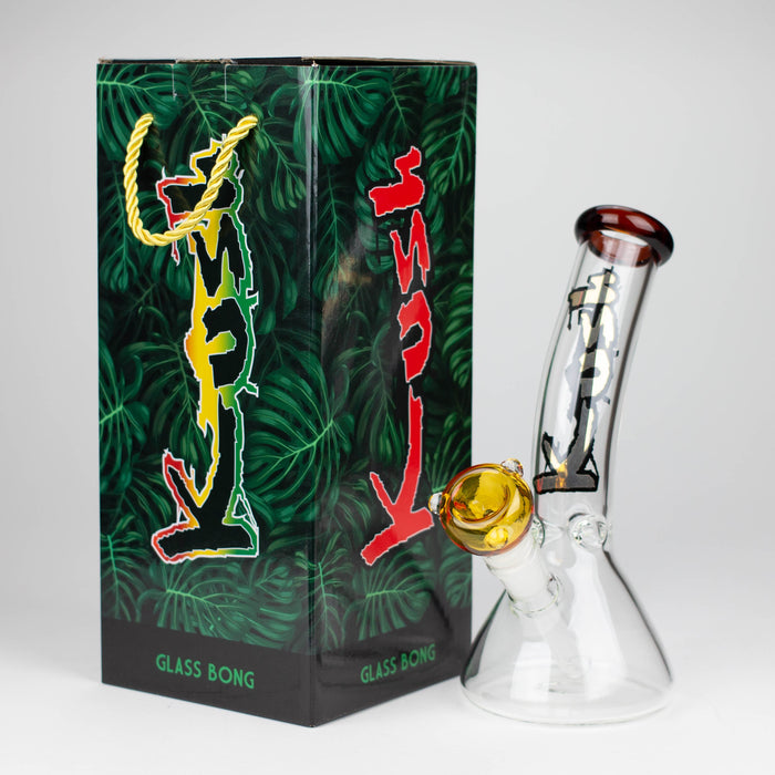 Kush | 9" Bent neck glass bong [AK2010]