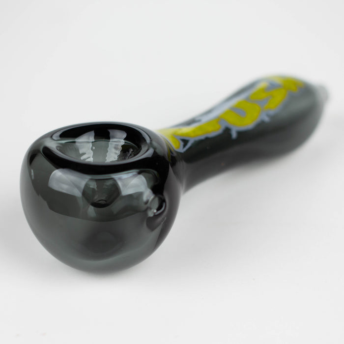 Kush | 4.5" durable thick wall glass pipe [H26]