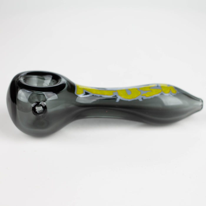 Kush | 4.5" durable thick wall glass pipe [H26]