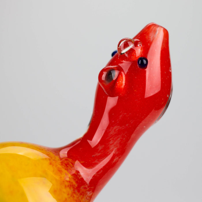 4" Turtle Shape Rasta insideout pipe [PIP976]