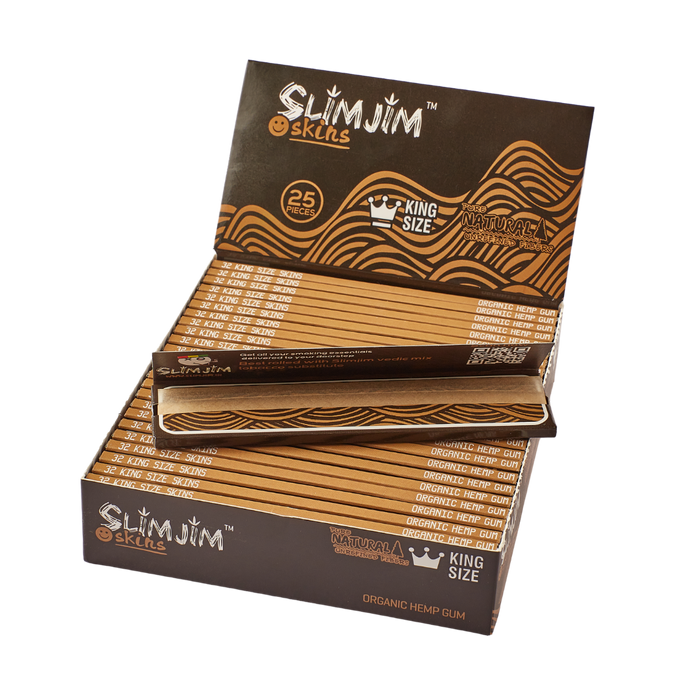 Slimjim | Natural King Size Skins Box of 25