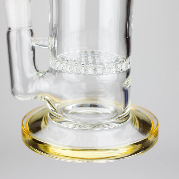 8" Glass bong with Honeycomb diffuser