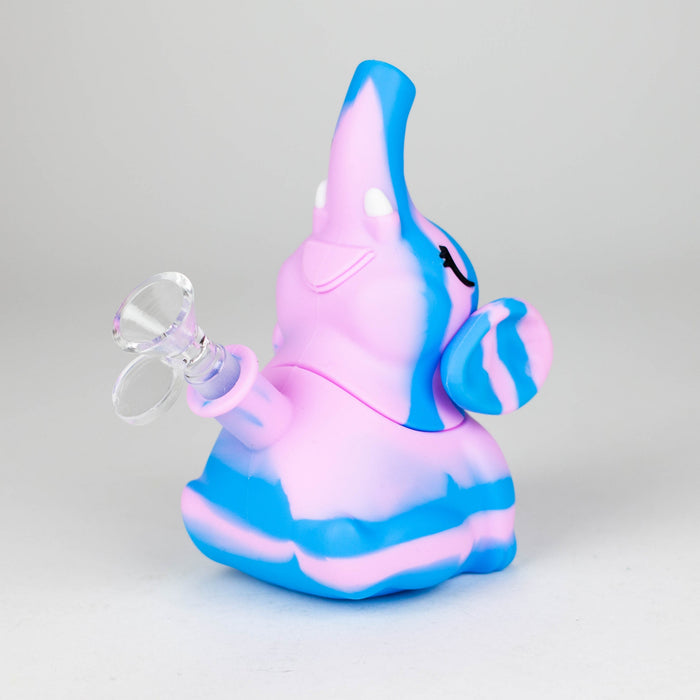 6" Elephant Silicon Bong-Assorted [BG104]