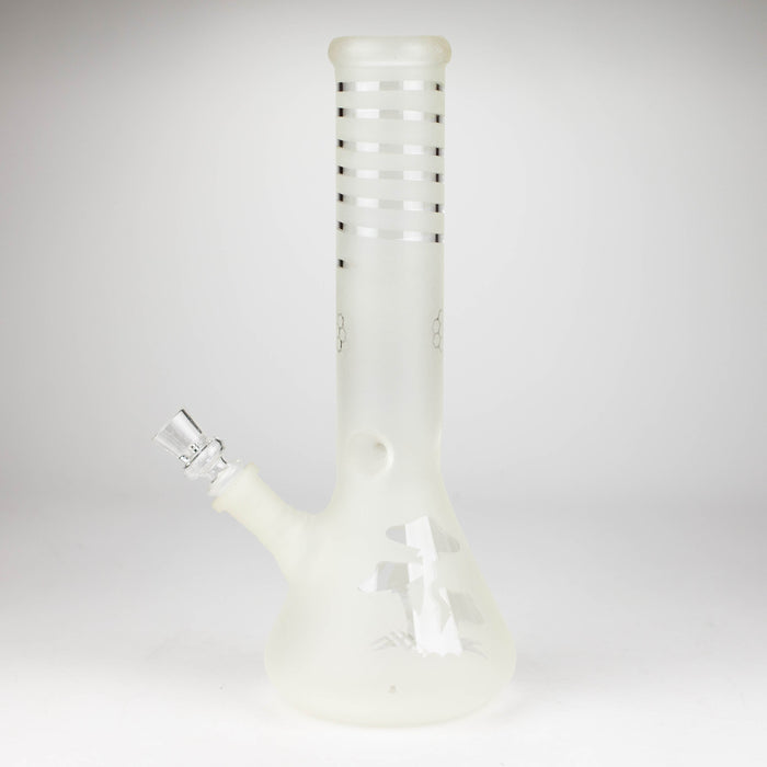 12" GLOW IN DARK BEAKER BONG WITH ICE CATCHER