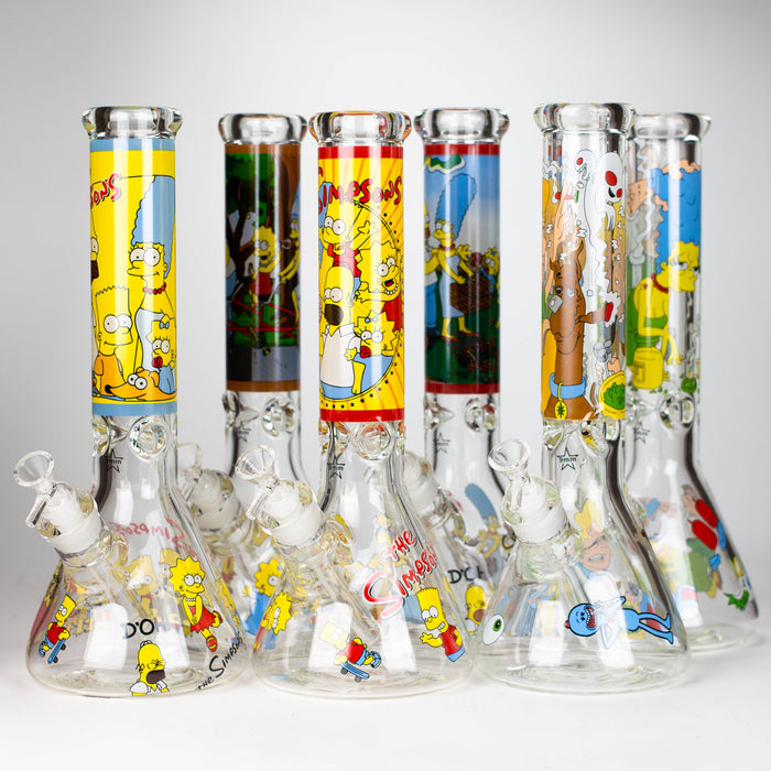 14" Cartoon 9 mm glass bong [PIP789]