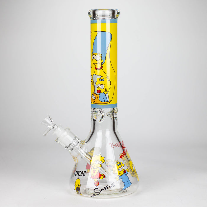 14" Cartoon 9 mm glass bong [PIP789]