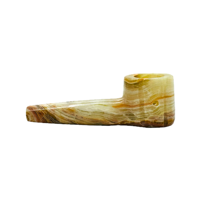 StoneAge | 4" Handmade Tobacco Smoking Pipe – Model: Bowl Design, Includes Gift Box