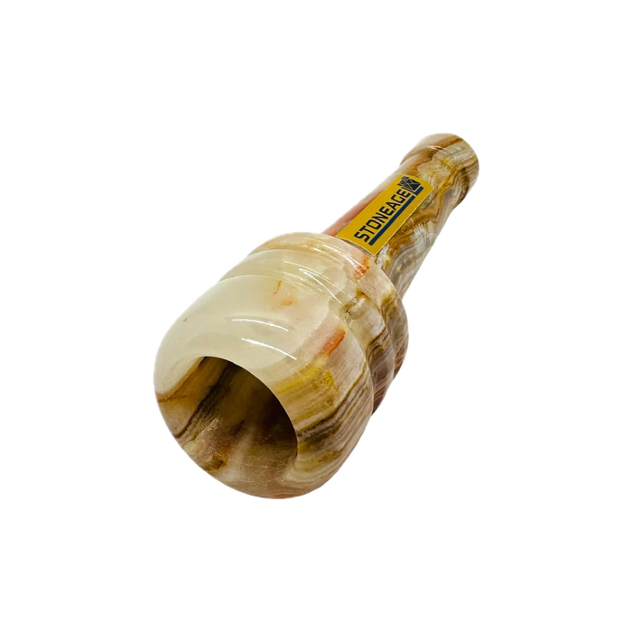 StoneAge | 4" Handmade Jumbo Tobacco Smoking Chillum, Includes Gift Box