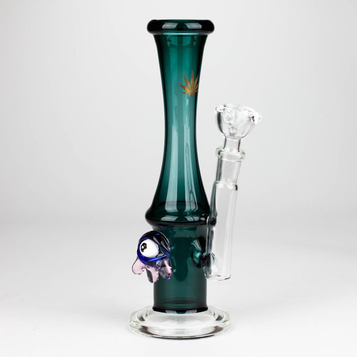 10" Color tube glass bong with eye