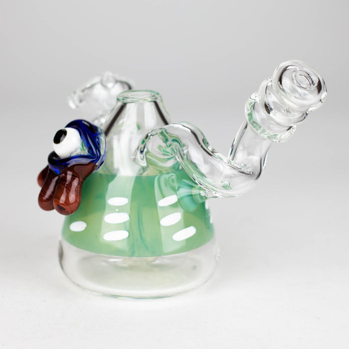 4" Cone bubbler with eye decoration-Assorted