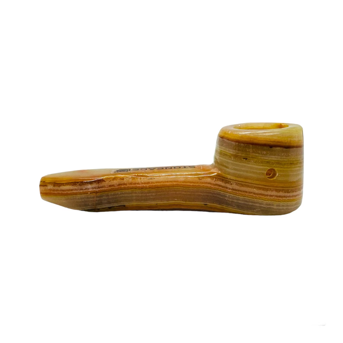 StoneAge | 4" Handmade Tobacco Smoking Pipe – Model: Fish, Includes Gift Box