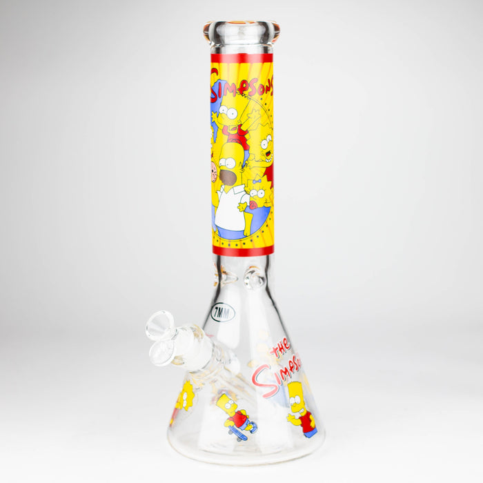 14" 7mm Cartoon Design Beaker