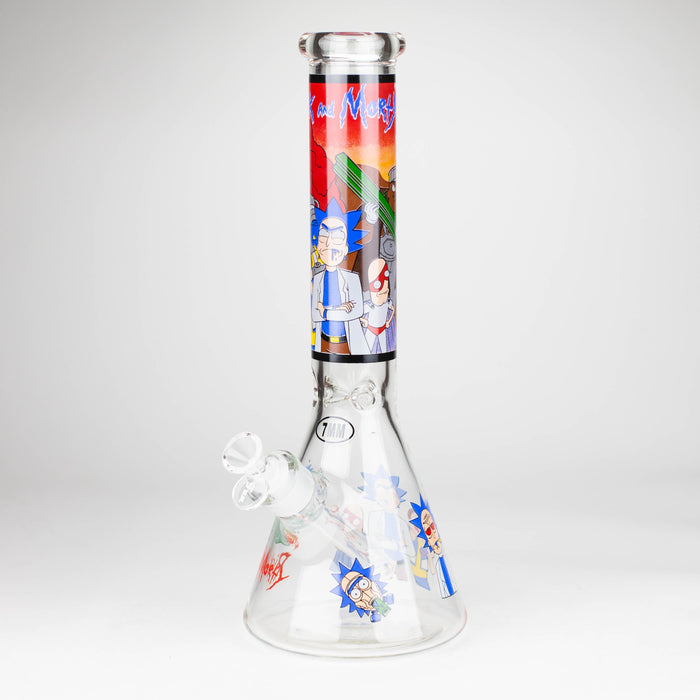 14" 7mm Cartoon Design Beaker