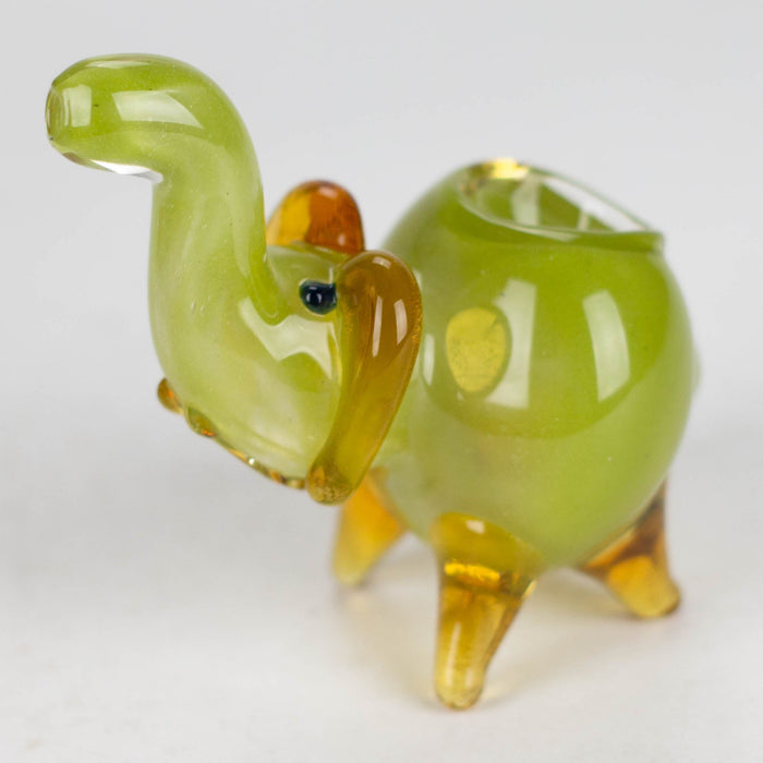 3" Elephant glass hand pipe