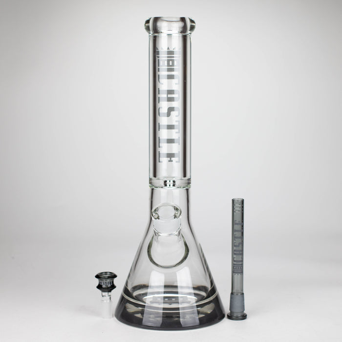 Castle Glassworks | 14" Color Logo Beaker Bong [C-005]