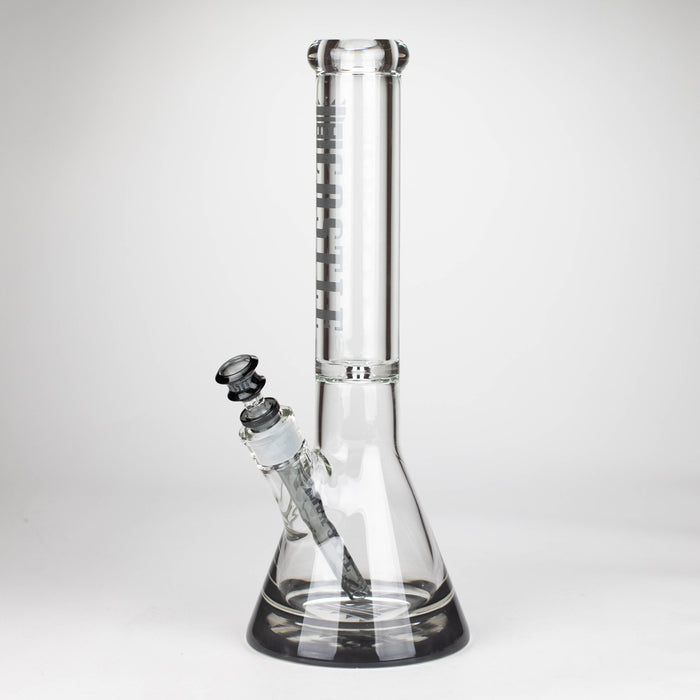 Castle Glassworks | 14" Color Logo Beaker Bong [C-005]