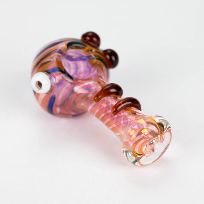 4.5" Gold Fumed Hand Pipe Pack of 2