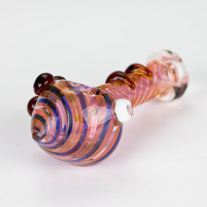 4.5" Gold Fumed Hand Pipe Pack of 2