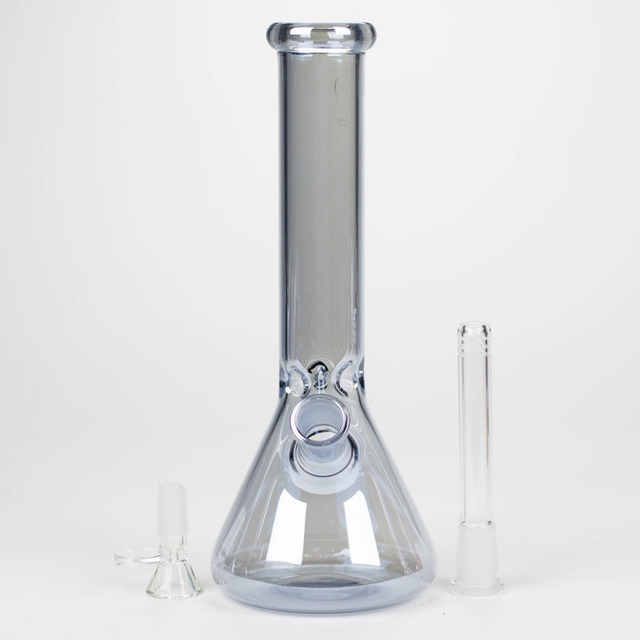 10" Solid Color Eletroplate Glass Beaker Bong