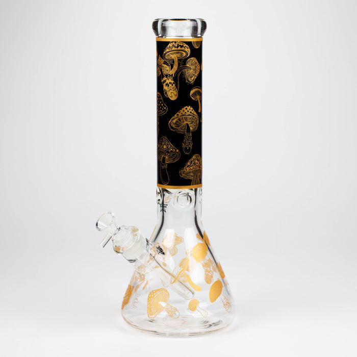 14" Mushroom 9mm glass water bong [GBT2303]