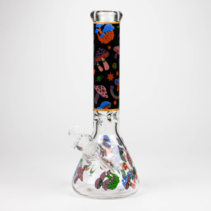 14" Mushroom 9mm glass water bong [GBT2303]