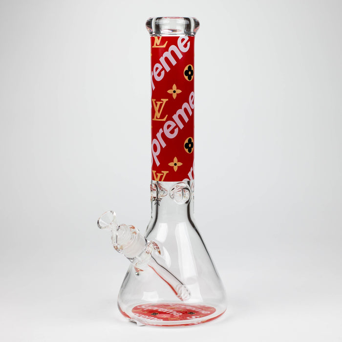 14" Brand 9mm glass water bong [NP2001]