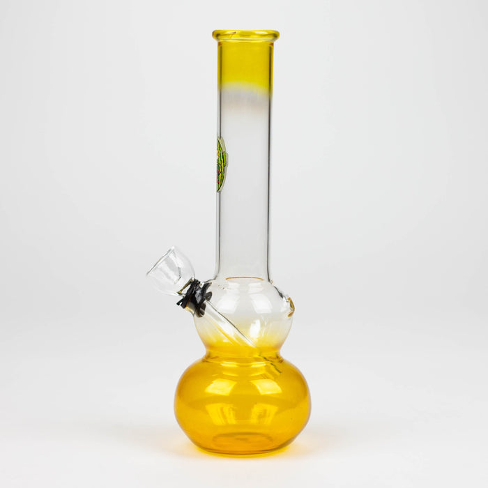 6" paint glass water bong