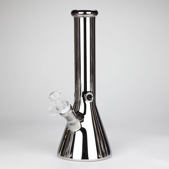 10"  5mm Electroplate Glass Bong Assorted Colour