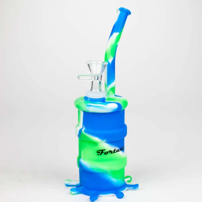 Fortune | 8" Silicone Soda Bong-Assorted [SP1003]