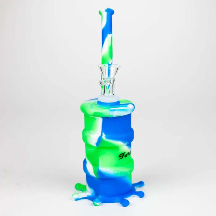 Fortune | 8" Silicone Soda Bong-Assorted [SP1003]