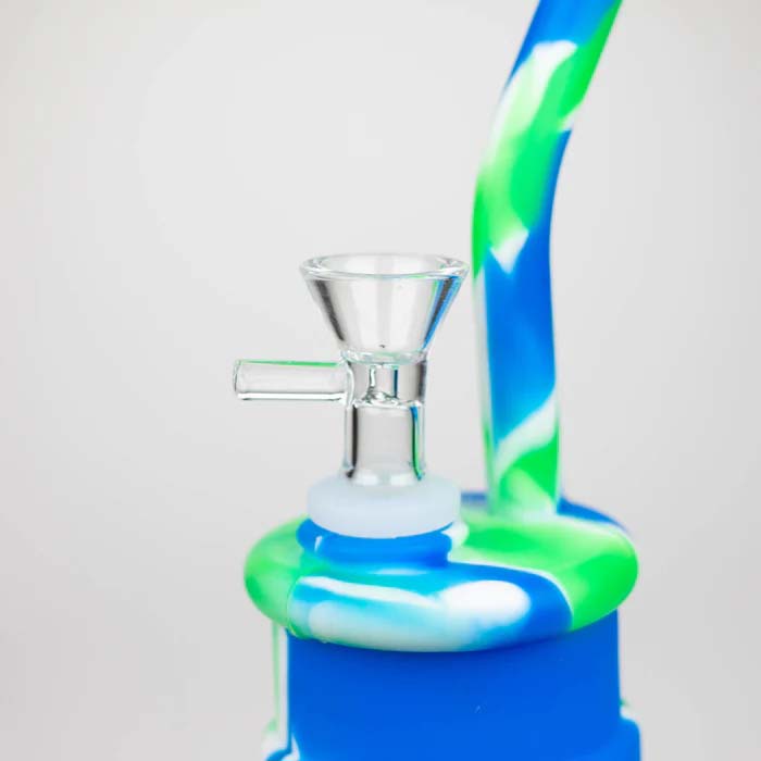 Fortune | 8" Silicone Soda Bong-Assorted [SP1003]