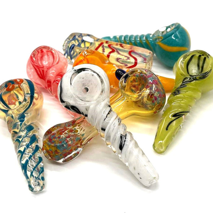 Inside out Glass Pipe 3.5" Assorted Design