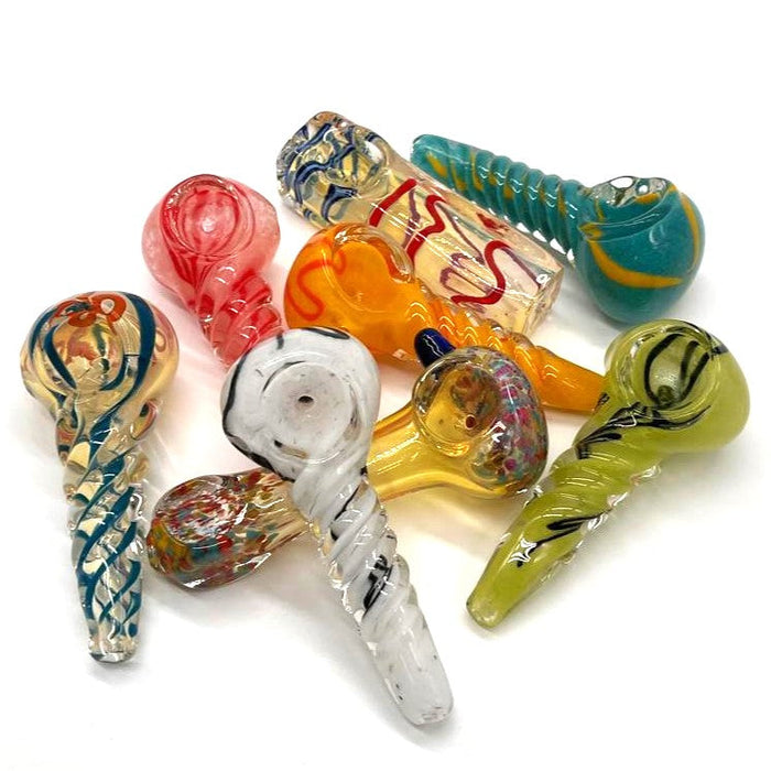 Inside out Glass Pipe 3.5" Assorted Design