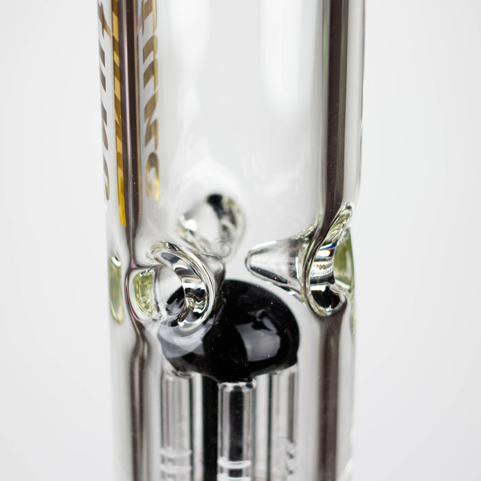 Fortune | 18" Double Tree Perc Beaker Bong Assorted Colour