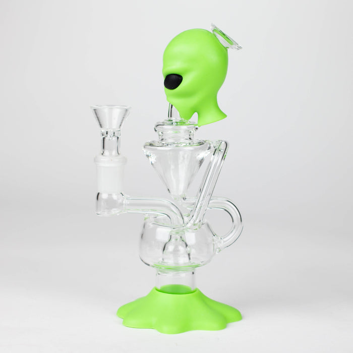 7.7" Alien Functional Glass Water pipe