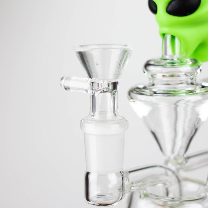 7.7" Alien Functional Glass Water pipe