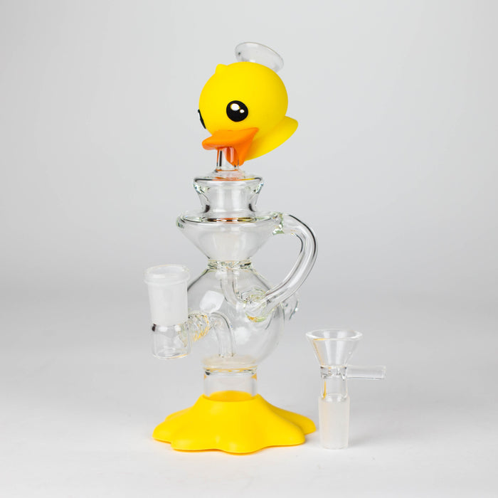 7.5"Duck Functional Glass Water pipe