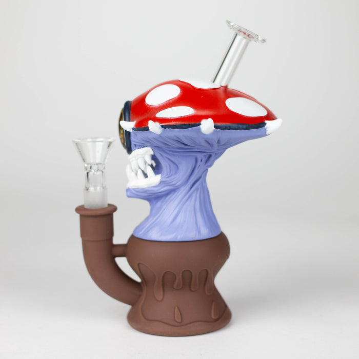 7.2" Vinyl Mushroom Monster Water Pipe